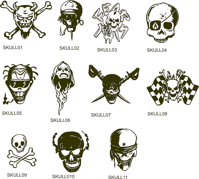 Stickers là gì Skulls10