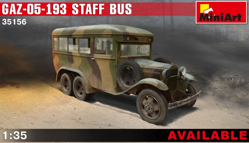 Le GAZ 05 193 Staff Bus de chez Mini Art au 1/35ème 35156_10