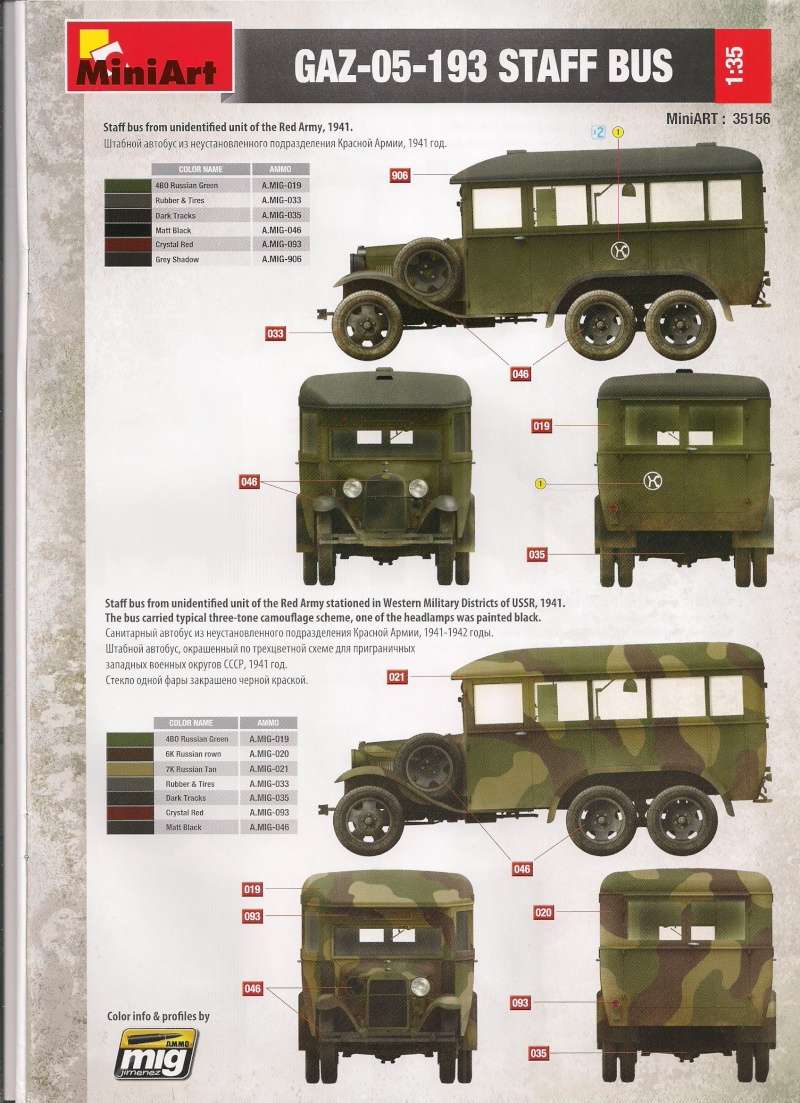 Le GAZ 05 193 Staff Bus de chez Mini Art au 1/35ème Image028