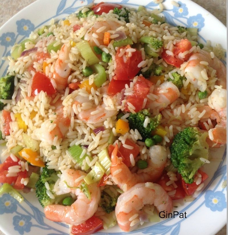 Riz frit de GinPat (poulet ou boeuf avec légumes) Captur21