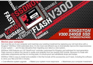 (Facebook) - Kingston SSDNow V300 120GB  K24-0311