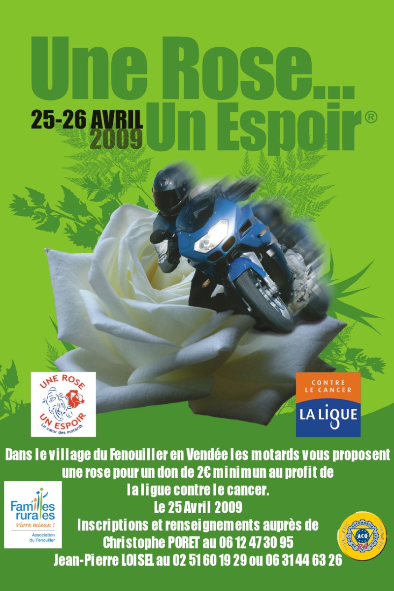 [EVENEMENTS] Samedi 25 Avril 2009Une Rose un Espoir LE FENOUILLER Affich10