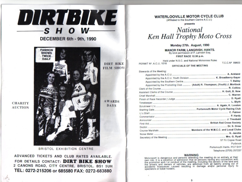 National Ken Hall 1990-Including schoolboys! Kh90110