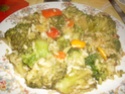 poelé de riz  + restes de légumes.photo. Sdc13613