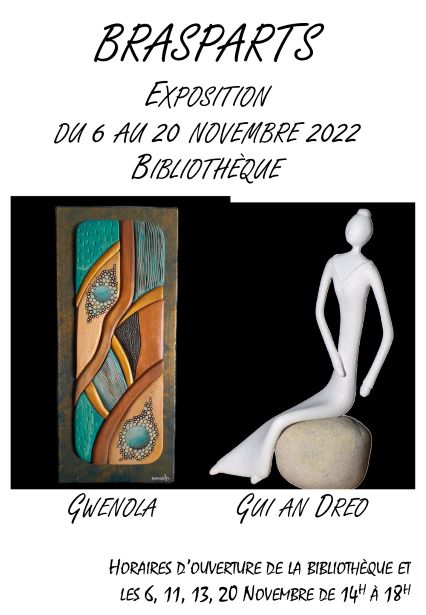 Exposition de Sculptures à la Bibliothèque Affich36