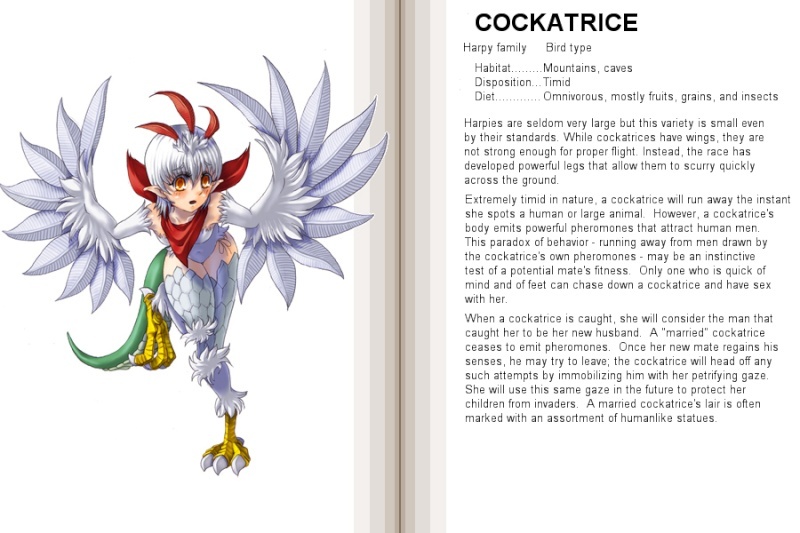 Magoo\'s Fantasy Monster Manual. Cockat10
