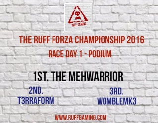 The Ruff Forza Championship 2016 - Race Day 1 Rd1_po10