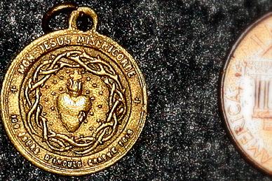 Medalla de la virgen del santísimo socorro, guerra del pacífico. Revers11