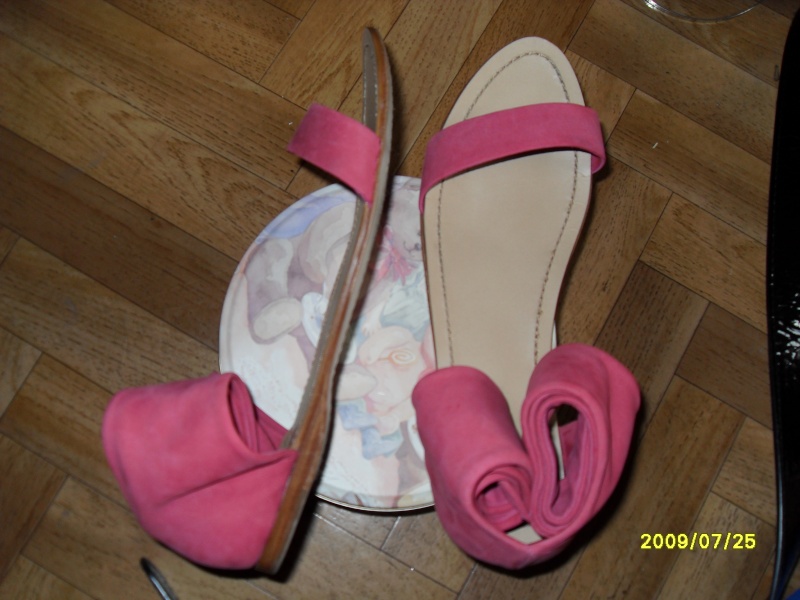 Sandales Zara roses Sdc17010
