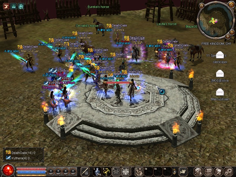 The picture of old DeathGate guild in US metin last war Deathg14