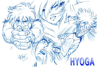 Fanarts de Hyoga, Chevalier Cygne de Bronze Hyoga210