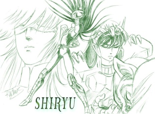 Fanarts de Shiryu, Chevalier Dragon de Bronze Shiryu32