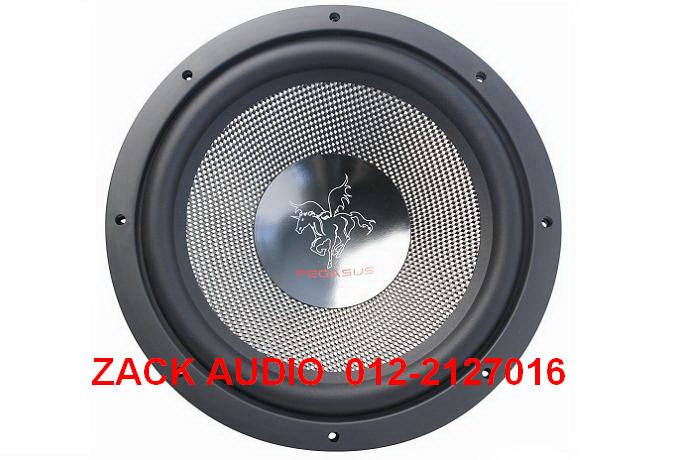 PEGASUS Carbon Fiber Cone Subwoofer 12" 400RMS Pg30p411