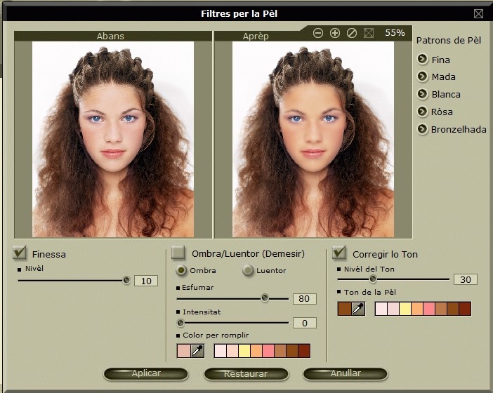 FaceFilter en occitan Facefi11