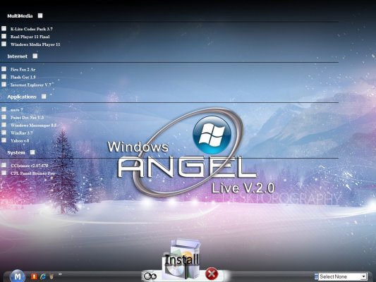 حصريا على نسخة الويندز الرهيبة جدا Windows AnGeL Live V.2.0 بمساحة 670 ميجا على سيرفرات عديدة صاروخية ومباشرة. 1410