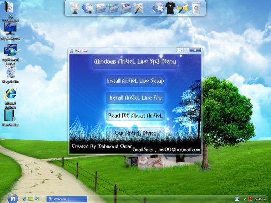 حصريا على نسخة الويندز الرهيبة جدا Windows AnGeL Live V.2.0 بمساحة 670 ميجا على سيرفرات عديدة صاروخية ومباشرة. 610