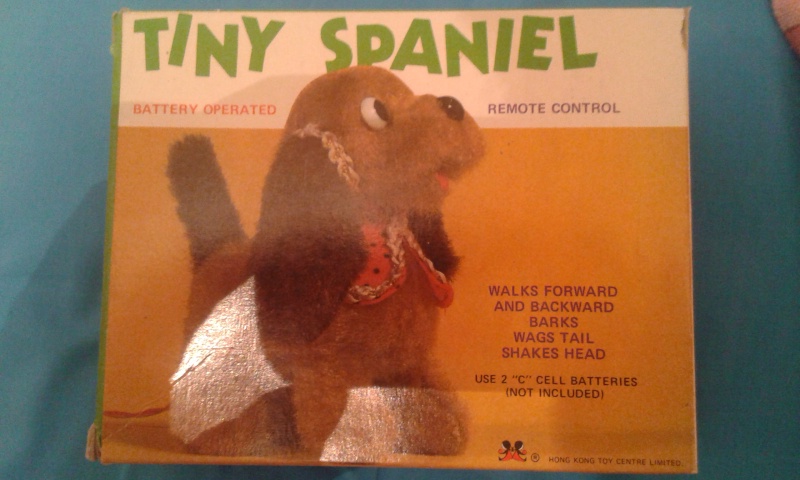 TINY SPANIEL.PELUCHES TELECOMANDATO VINTAGE 20160210