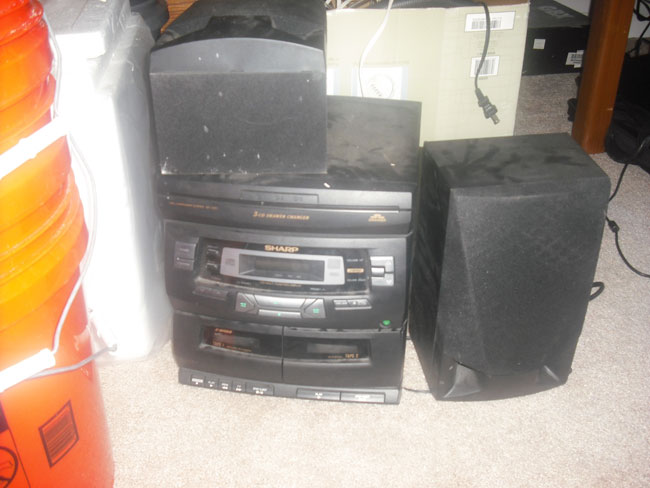 FS-Sharp Radio, cd and tape player- Mansfield, TX- PU Sharp-10