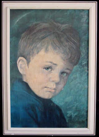 Cursed Crying Boy Paintings