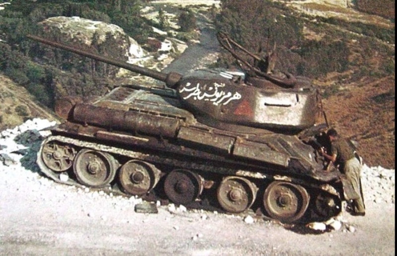 Apres guerre,le T-34 au combat Golan_10