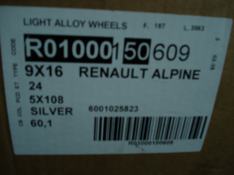 Pneumatiques Alpine A610 02410