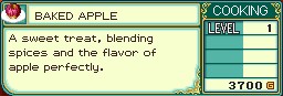 Rune Factory 2 : Les Recettes Cuisine Baked_12