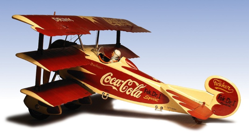 Fokker DR.I im Coca-Cola-Look - Revell, 1:28 1-28_c10