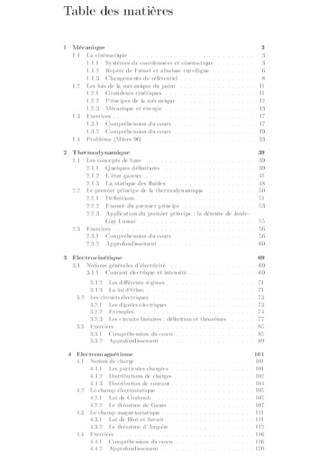 Livres de physique Physiq10