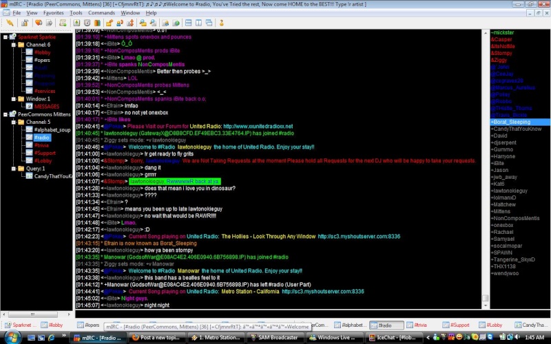 What's your IRC look like? Mircfo11