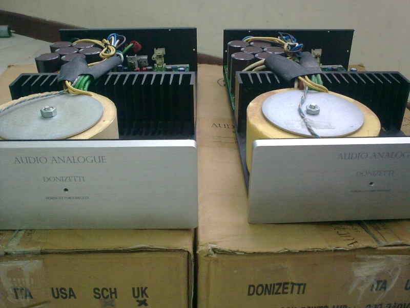 Audio Analog Donizetti monoblock power amp (SOLD) 14102013