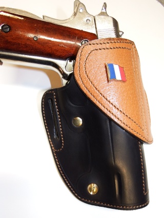 HOLSTER CUIR  port civil : "le 127" by SLYE  Dscf3730