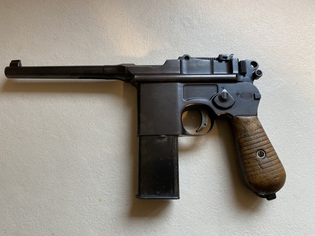Pistolet Mauser C96 Schnellfeuer présentation et estimation 110