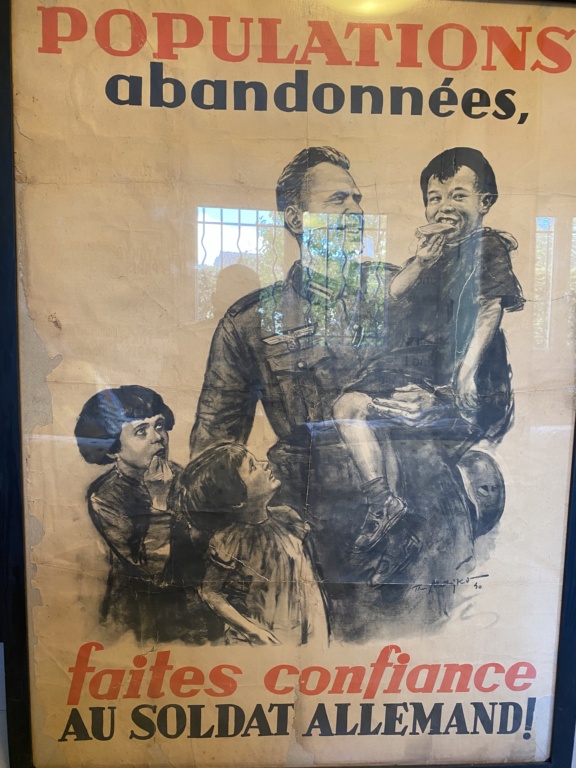 Première affiche de propagande nazie en France, Populations abandonnées... Affich33
