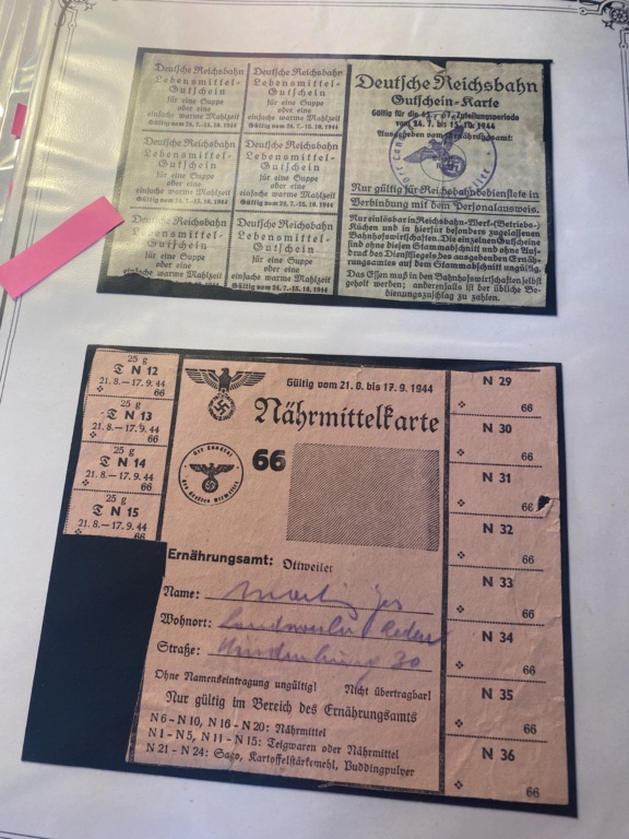 Lot important de documents allemands WW2 Moselle annexée de fait estimation Mos_2810