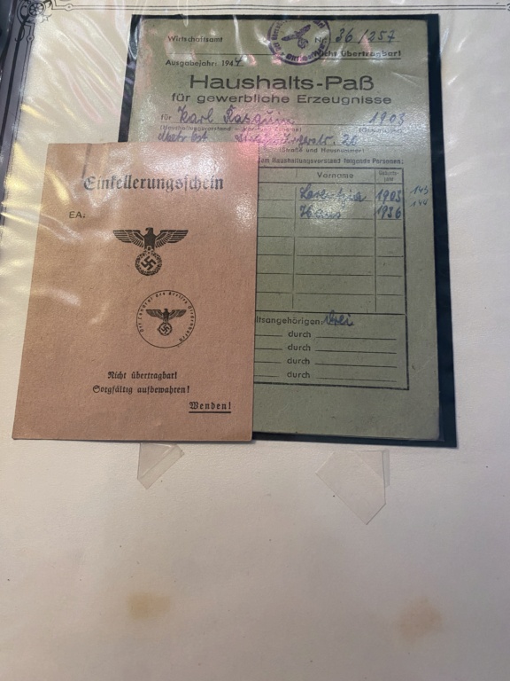 Lot important de documents allemands WW2 Moselle annexée de fait estimation Mos_2910
