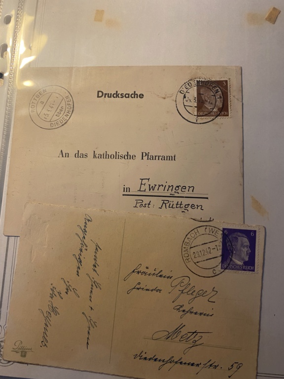 Lot important de documents allemands WW2 Moselle annexée de fait estimation Mos_310