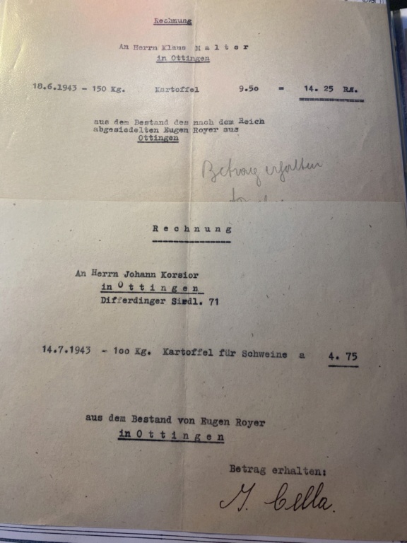 Lot important de documents allemands WW2 Moselle annexée de fait estimation Mos_3810