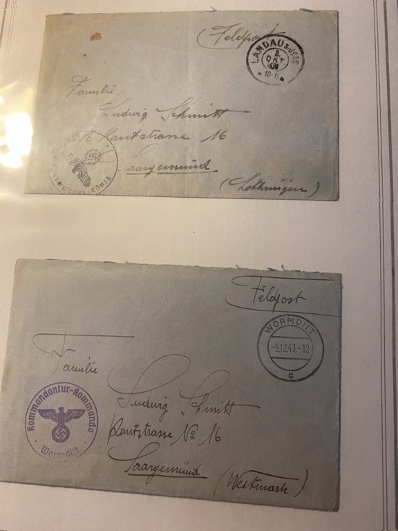 Lot important de documents allemands WW2 Moselle annexée de fait estimation Mos_910