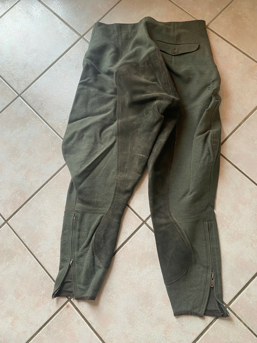 Pantalon officier allemand à basanes WW2 modèle de tailleur à estimer Pantal14