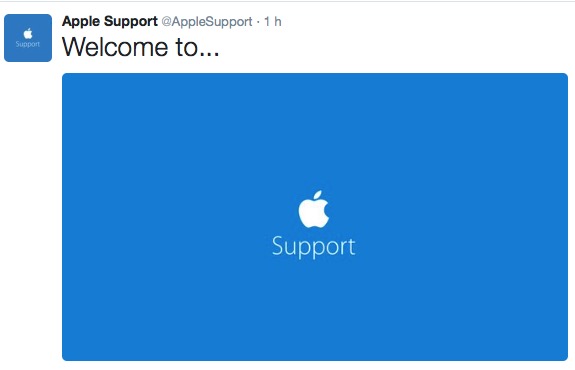 Apple lancia un nuovo account su Twitter: arriva @AppleSupport Scherm12