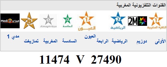 ترددات قناة الاولى المغربية على نايل سات لم يسبق له مثيل الصور