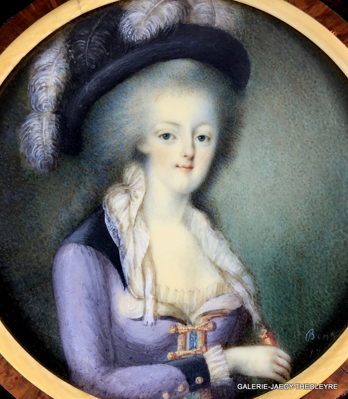 Divers portraits de Marie-Antoinette : miniatures du XVIIIe siècle (dont artistes non attribués) - Page 2 Benzi-10