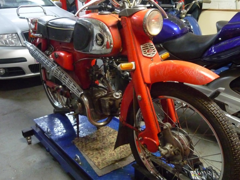 Honda SS 50 , montage d'un kit 88cc Unname10