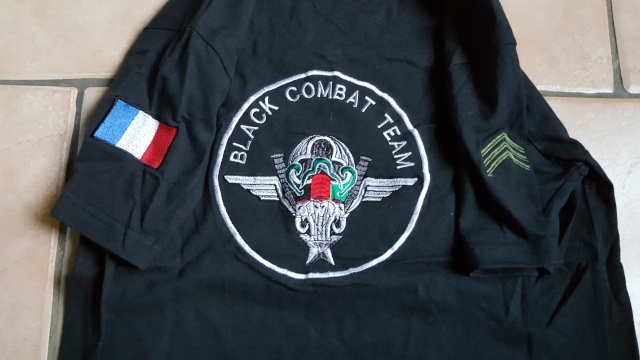 T-shirts BLACK COMBAT TEAM 20160338