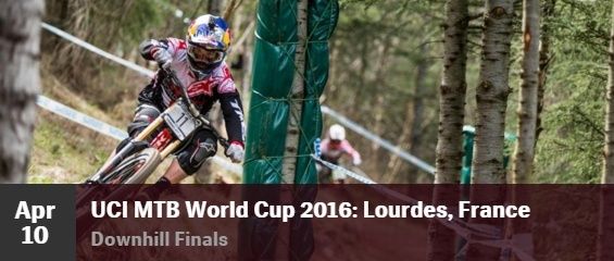 World Cup DH - R1 Lourdes - 10 avril 2016 Screen17