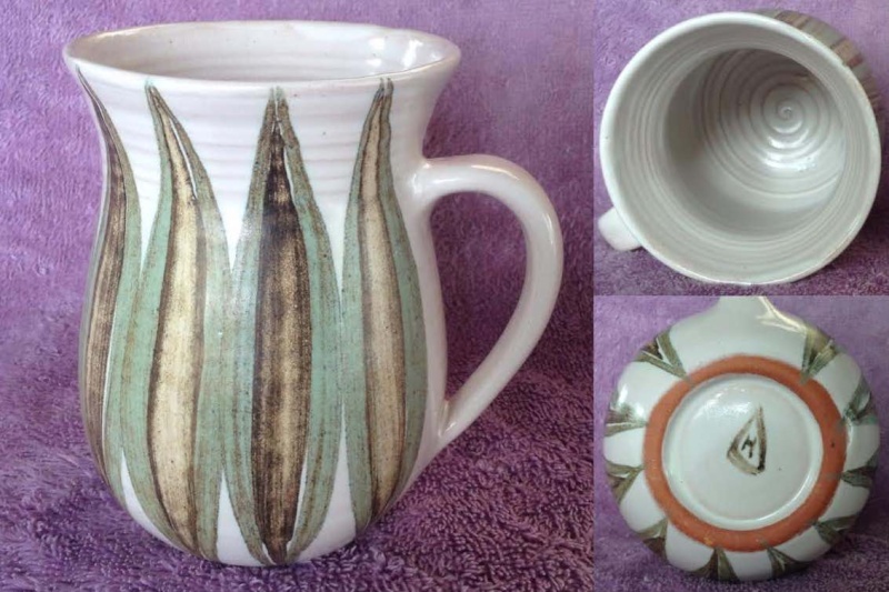 Hanmer Pottery mugs (4,5,6) and bowls (2) Hanmer12