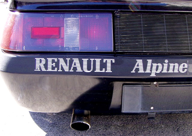 couleur d'autocollant "renault alpine" 91al_r10