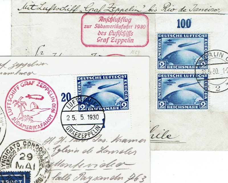 stempel - Südamerikafahrt 1930 (Rundfahrt-) Post nach Friedrichshafen" - Seite 6 Eckran10