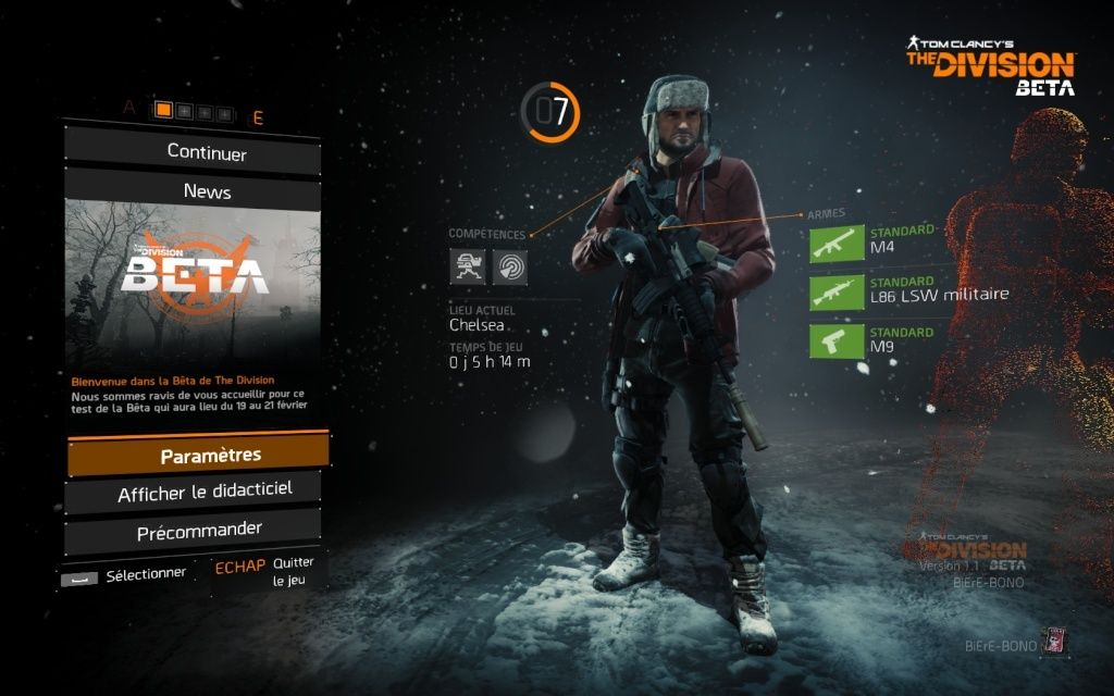 Beta : Tom Clancy the division Thediv10