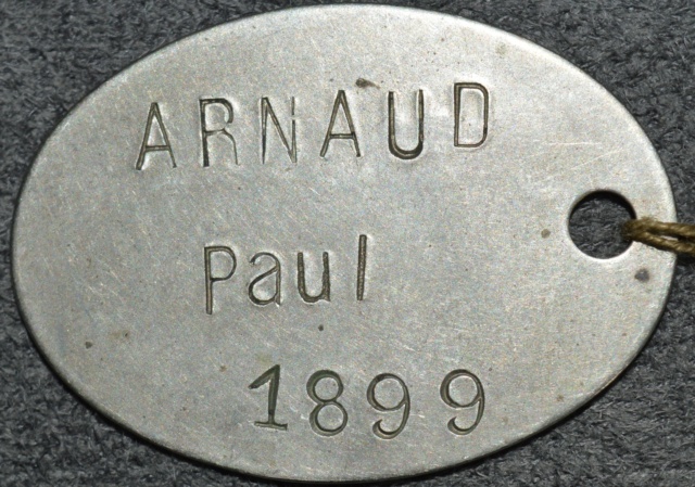 (M) plaque d'identité française - VENDU Arnaud10